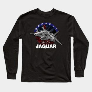 Sepecat Jaguar Anglo-French Fighterjet Military Aircraft Long Sleeve T-Shirt